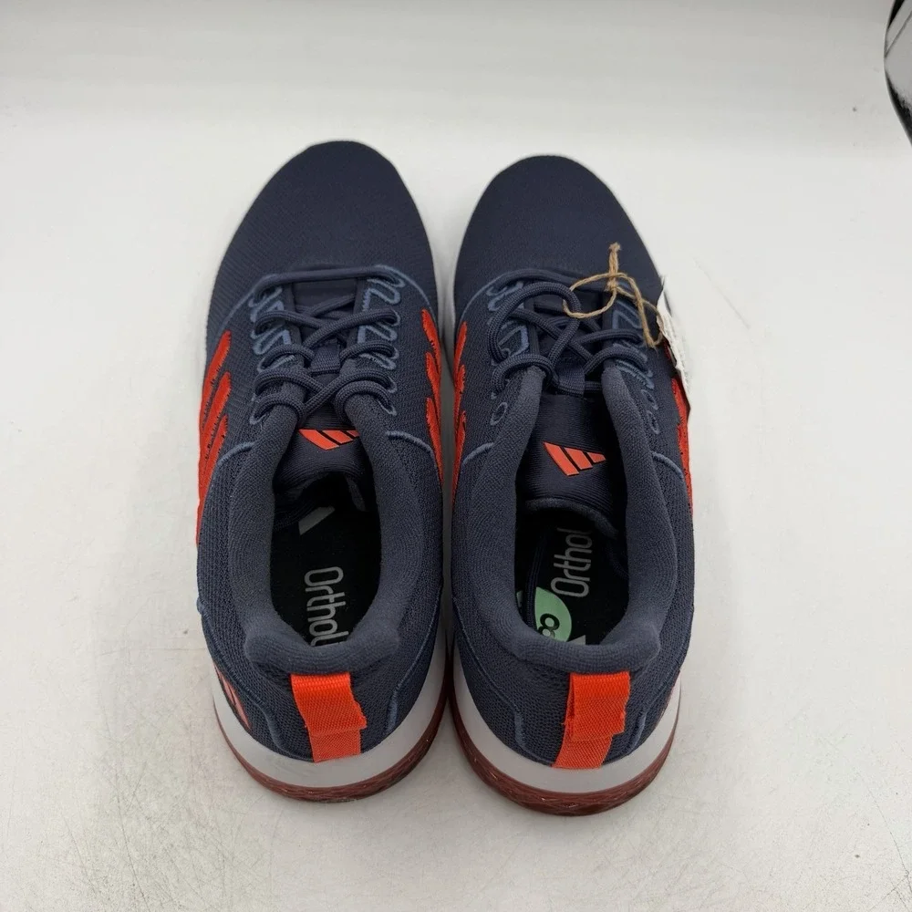 Adidas Flair Mode Running Shoes Mens Sz 8.5 Navy Blue/Orange Sneakers IU6287